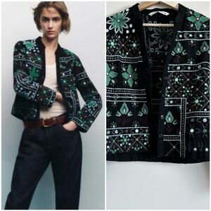 Zara Embroidered Jacket